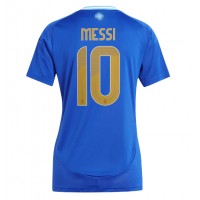 Argentína Lionel Messi #10 Vonkajší Ženy futbalový dres Copa America 2024 Krátky Rukáv